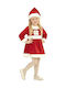 Weihnachtskostüm für Kinder Weihnachtsmann Rot 14925