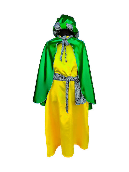 Kids Christmas Costume Wizard Green Wizard Green