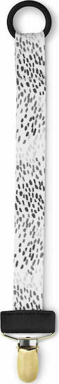 Elodie Details Ribbon Pacifier Dots of Fauna made of Fabric Grey