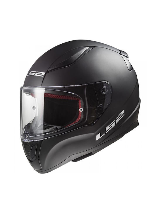 LS2 Rapid Mini negru solid Copii Cască Moto Faț...