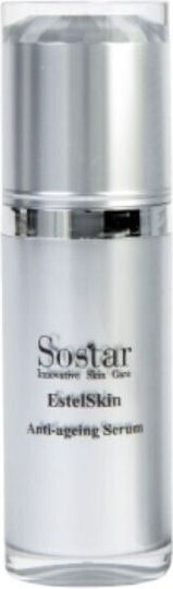 Sostar EstelSkin Moisturizing & Anti-aging Serum Face with Vitamin C & Vitamin E for Detoxification & Radiance 30ml