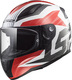 LS2 FF353 Rapid Kids Full Face Helmet ECE 22.05 1300gr Grid White/Red