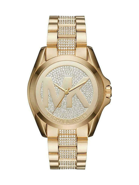Michael Kors Bradshaw Watch with Gold Metal Bracelet