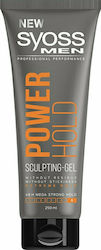 Syoss Men Power Hold Sculpting No7 Gel Μαλλιών 250ml