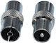 Anga Converter Coaxial male to Coaxial female 1pcs 271-147
