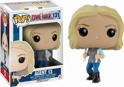 Funko Pop! Marvel: Căpitanul America - Civil War - Agent 13 #131 Cap de bobble