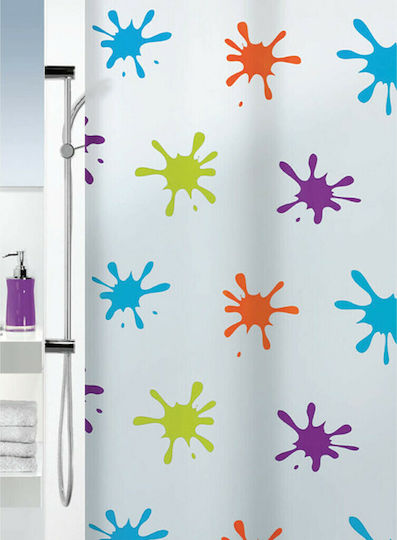 Spirella Splash Duschvorhang 180x200cm Mehrfarbig Spirella Splash Duschvorhang 180x200cm Mehrfarbig