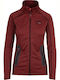 Eris Fleece Women's Zipped Cardigan Red