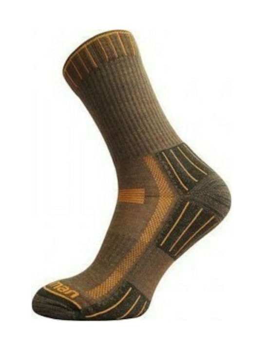 AlpinPro Hiking Lite 120-4 Trekking Socks Brown...