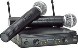 WVNGR Ενισχυτής Karaoke με Ασύρματα Μικρόφωνα SM-58II