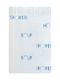San Lorentzo Clear with Letter Κουρτίνα Μπάνιου 180x180 cm Λευκή
