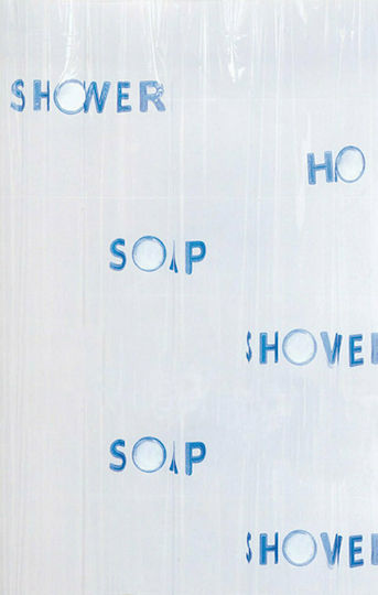 San Lorentzo Clear with Letter Κουρτίνα Μπάνιου 180x180 cm Λευκή