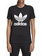 Trefoil Damen T-Shirt Schwarz
