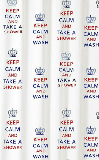San Lorentzo Kingdom Duschvorhang Stoff 180x180cm Weiß 2061