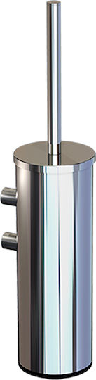 Verdi Metallisch Badezimmer Toilettenbürste Silber