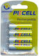 Pkcell Rechargeable Battery AA Ni-MH 2800mAh 1.2V 4pcs