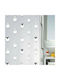 Spirella Lana Shower Curtain 180x200cm Gray