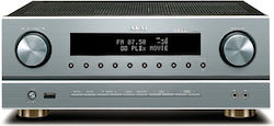 Akai Karaoke Amplifier AS005RA-750ΒΤ in Silver Color