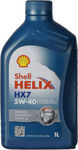 Shell Συνθετικό Λάδι Αυτοκινήτου Helix HX7 5W-40 A3/B4 1lt