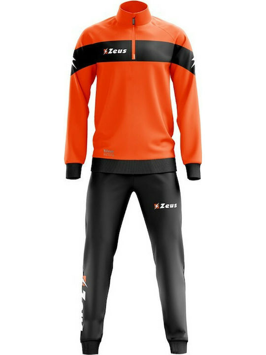 Tuta Marte Set Sweatpants with Rubber Orange