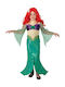 Kids Carnival Costume Fairy Tale Mermaid