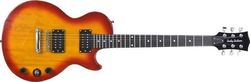 Jacky Jackson Electric Guitar LHX7CLS CS with HH Pickups Layout, Rosewood Fretboard in Cherry Burst