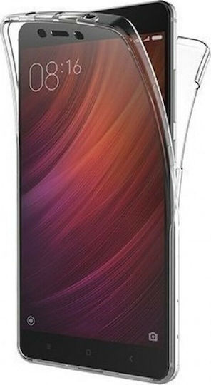 Front/Back 360 Full Cover Σιλικόνης 0.5mm Διάφανο (Redmi Note 4)