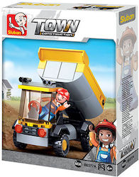 Sluban Building Block Town Small Dump Truck for 6+ years 83pcs M38-B0377A