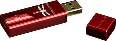 Audioquest Dragonfly DAC mit USB-Eingang Rot