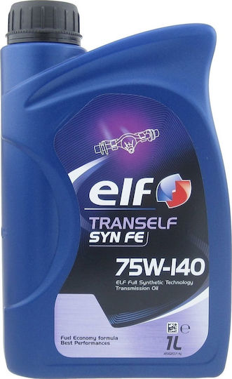 Elf Tranself Syn FE Βαλβολίνη Αυτοκινήτου για Διαφορικό 75W-140 1lt