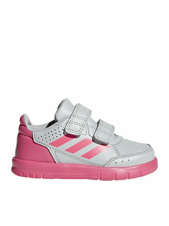 Adidas Παιδικά Sneakers AltaSport CF I με Σκρατς Grey Two / Real Pink / Cloud White