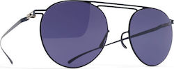 Mykita Maison Margiela Sonnenbrillen Μαύρα mit Metall Gestell