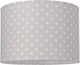 Veis Kids Fabric Single Ceiling Light E27 Hesperis Stars Gray 60W