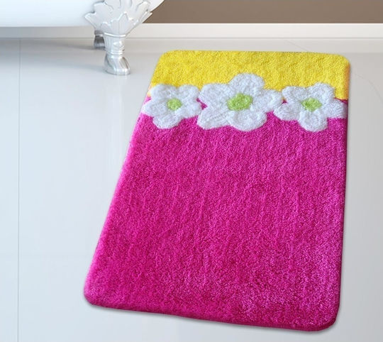 San Lorentzo Πατάκι Μπάνιου Milano 1559MAG Fuchsia 50x80εκ.