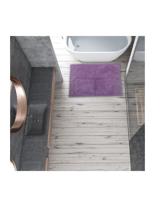 Das Home Bath Mat Cotton 531 420760800531 Lila 60x80cm