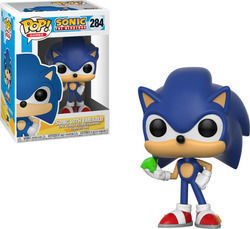 Funko Pop! Games: Sonic The Hedgehog - Sonic with Emerald 284