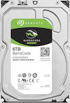 Seagate BarraCuda Desktop 6TB HDD Festplatte 3.5" SATA III 5400Umdrehungen pro Minute mit 256MB Cache für Schreibtisch