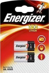 Energizer Литиеви Батерии CR123 3V 2 Броя