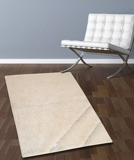 San Lorentzo Bath Mat Cotton Diamond 2105 Ecru 50x80cm
