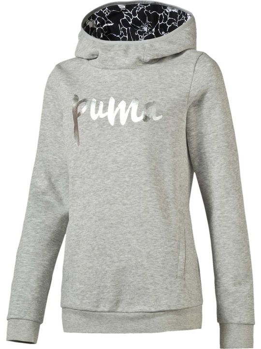 Puma Kids Sweatshirt with Hood Gray