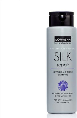 Lorvenn Lovernn Silk Repair Nutrition & Shine Shampoos Reconstruction/Nourishment for Coloured Hair 300ml