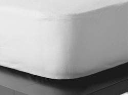 Kentia Προστατευτικό Επίστρωμα Ημίδιπλο Αδιάβροχο με Φάσα Cotton Cover Λευκό 110x200εκ.