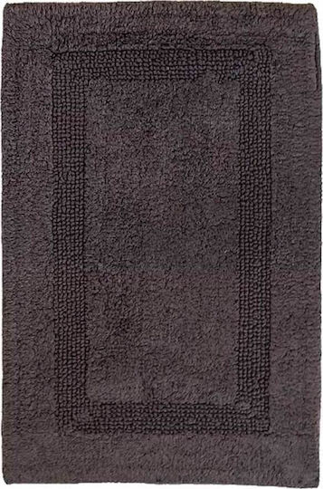 Dimitracas Badematte Baumwolle Rechteckig Cutloop 05580.003 Charcoal 45x65cm