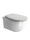 GSI Classic Wall-Mounted Toilet that Includes Soft Close Cover White