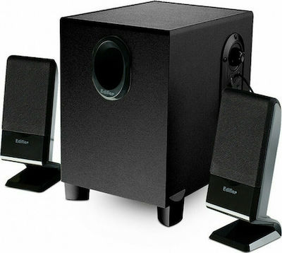 Edifier R101BT Ασύρματα Ηχεία Υπολογιστή 2.1 με Bluetooth και Ισχύ 8.5W σε Μαύρο Χρώμα