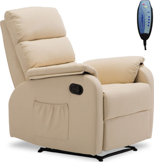 Relaxare cu Puf Comfort 74x90x98cm Bej