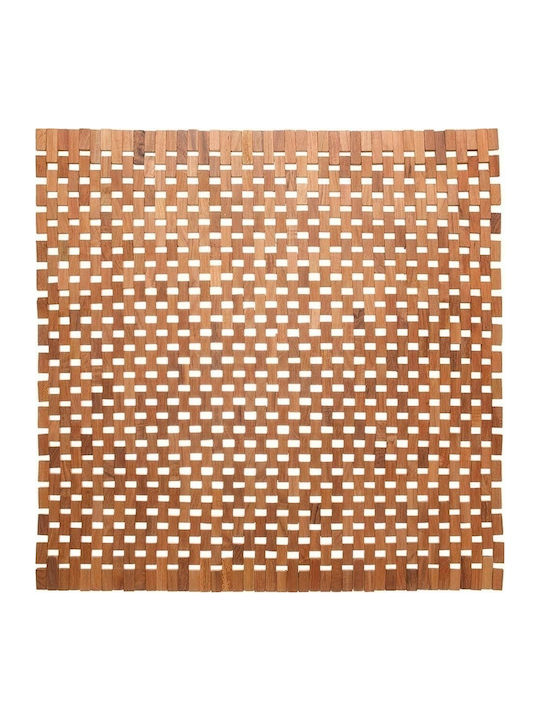 Sealskin Πατάκι Μπάνιου Ξύλινο Τετράγωνο Woodblock Woodblock 60x60εκ.