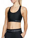 Armour® Mid Sports Femei Atletic Sutien sport Negru