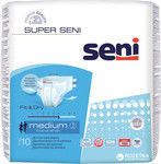 Seni Super Fit & Dry Πάνες Ακράτειας Medium 10τμχ