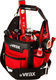 Virax Open Top Over the Shoulder Tool Bag Red L30xW30xH41cm